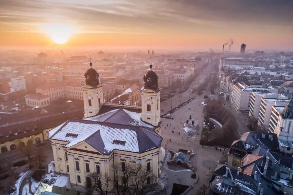 Reformed Great Church in Debrecen city, Hungary