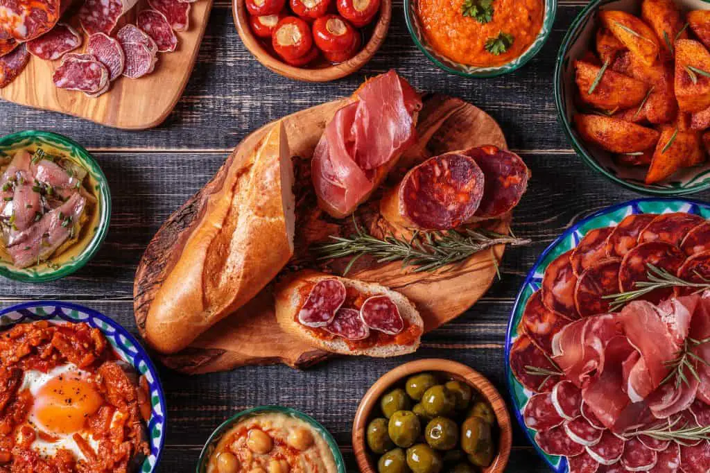 Typical spanish tapas