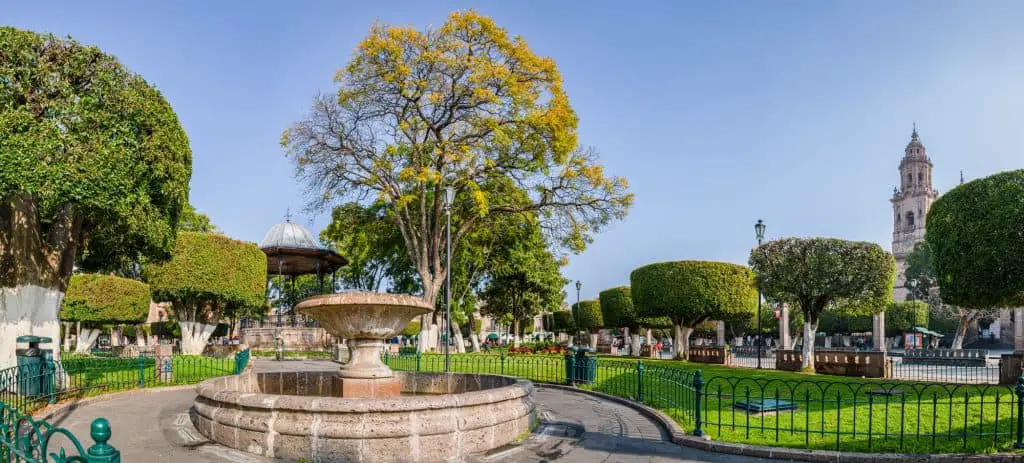 Plaza de Armas in Morelia